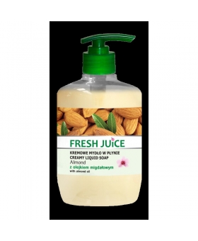 Fresh Juice - Kremowe mydło - Almond - z olejkiem migdałowym, 460ml
